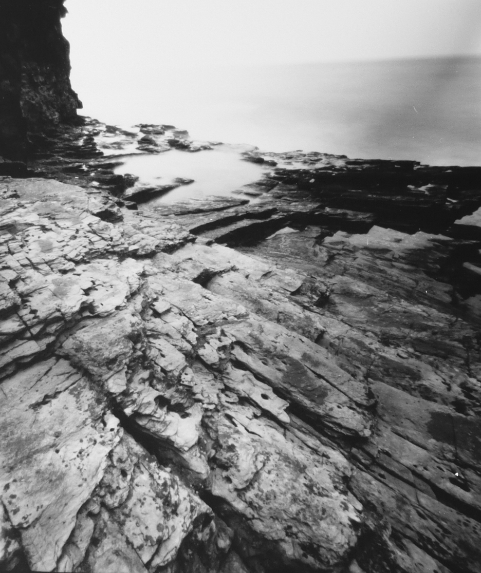 pinhole photograph of tintagel